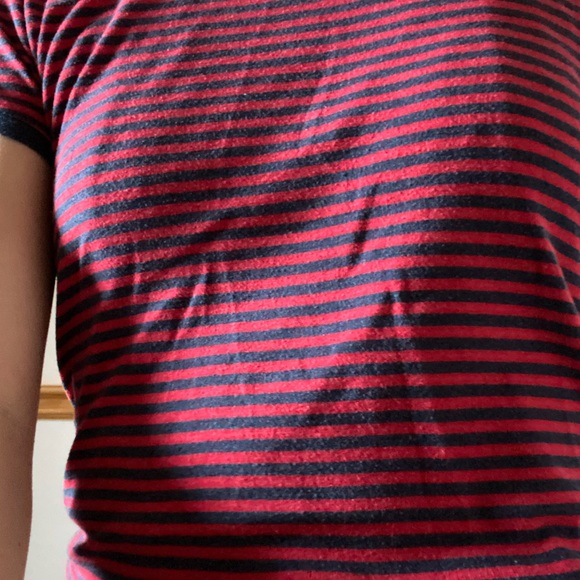 Red & blue stripped tee - Picture 3 of 3